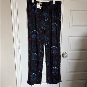 Marvel Black Lounge/PJ Pants Black Panther Sz 2X